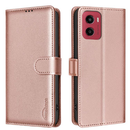 Litchi Texture RFID Anti-theft Leather Phone Case, For Motorola Moto G37 Power 5G, For Motorola Moto G67 5G/G77 5G, For Motorola Edge 70 Fusion 5G, For Motorola Moto G86 5G, For Motorola Moto G56 5G, For Motorola Edge 60 Pro, For Motorola Edge 60 Fusio...
