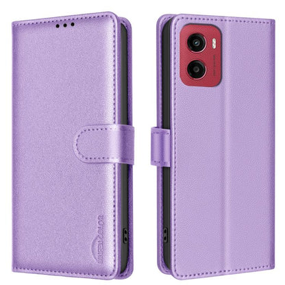 Litchi Texture RFID Anti-theft Leather Phone Case, For Motorola Moto G37 Power 5G, For Motorola Moto G67 5G/G77 5G, For Motorola Edge 70 Fusion 5G, For Motorola Moto G86 5G, For Motorola Moto G56 5G, For Motorola Edge 60 Pro, For Motorola Edge 60 Fusio...