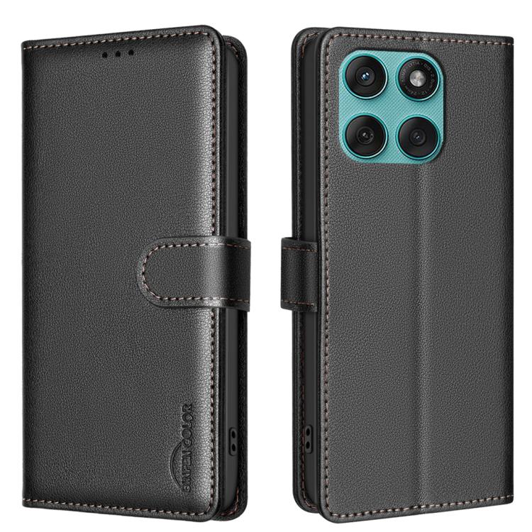 Litchi Texture RFID Anti-theft Leather Phone Case, For Motorola Moto G37 Power 5G, For Motorola Moto G67 5G/G77 5G, For Motorola Edge 70 Fusion 5G, For Motorola Moto G86 5G, For Motorola Moto G56 5G, For Motorola Edge 60 Pro, For Motorola Edge 60 Fusio...
