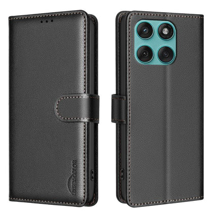 Litchi Texture RFID Anti-theft Leather Phone Case, For Motorola Moto G37 Power 5G, For Motorola Moto G67 5G/G77 5G, For Motorola Edge 70 Fusion 5G, For Motorola Moto G86 5G, For Motorola Moto G56 5G, For Motorola Edge 60 Pro, For Motorola Edge 60 Fusio...