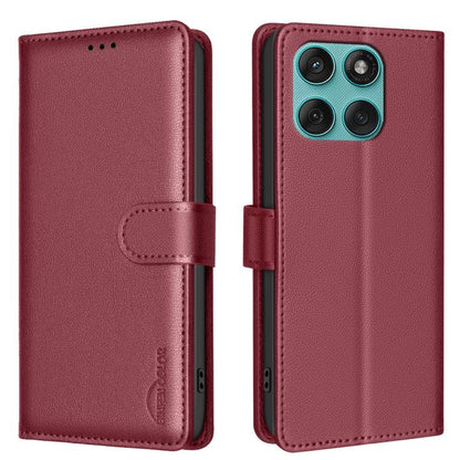 Litchi Texture RFID Anti-theft Leather Phone Case, For Motorola Moto G37 Power 5G, For Motorola Moto G67 5G/G77 5G, For Motorola Edge 70 Fusion 5G, For Motorola Moto G86 5G, For Motorola Moto G56 5G, For Motorola Edge 60 Pro, For Motorola Edge 60 Fusio...
