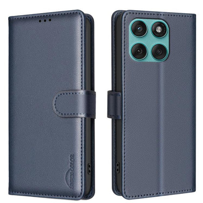 Litchi Texture RFID Anti-theft Leather Phone Case, For Motorola Moto G37 Power 5G, For Motorola Moto G67 5G/G77 5G, For Motorola Edge 70 Fusion 5G, For Motorola Moto G86 5G, For Motorola Moto G56 5G, For Motorola Edge 60 Pro, For Motorola Edge 60 Fusio...