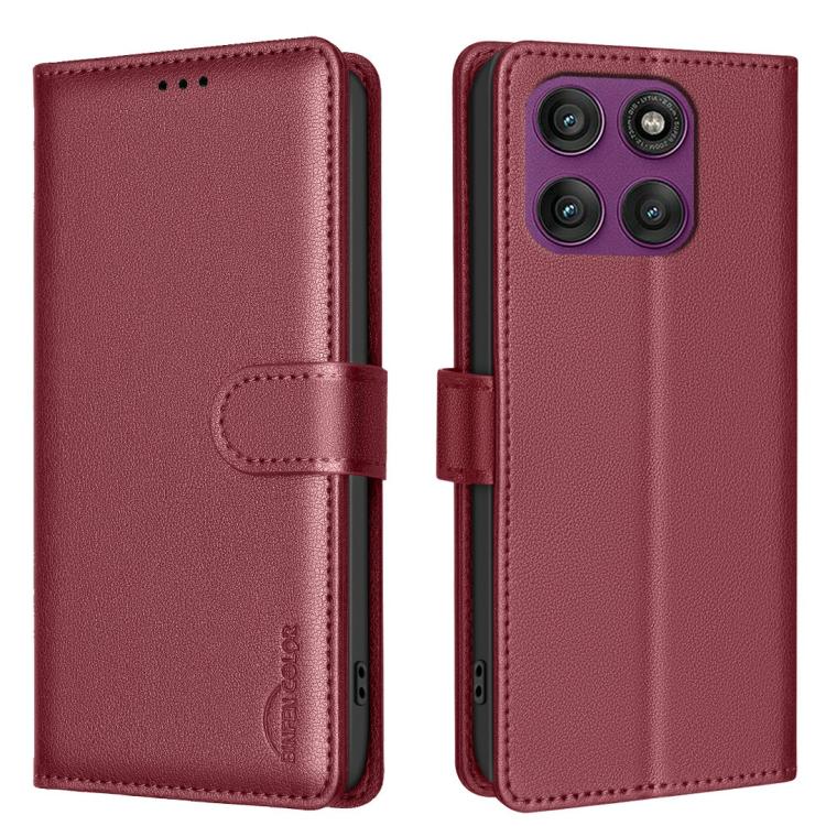 Litchi Texture RFID Anti-theft Leather Phone Case, For Motorola Moto G37 Power 5G, For Motorola Moto G67 5G/G77 5G, For Motorola Edge 70 Fusion 5G, For Motorola Moto G86 5G, For Motorola Moto G56 5G, For Motorola Edge 60 Pro, For Motorola Edge 60 Fusio...