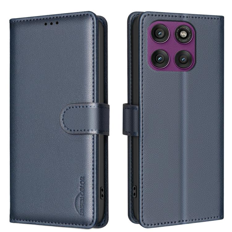 Litchi Texture RFID Anti-theft Leather Phone Case, For Motorola Moto G37 Power 5G, For Motorola Moto G67 5G/G77 5G, For Motorola Edge 70 Fusion 5G, For Motorola Moto G86 5G, For Motorola Moto G56 5G, For Motorola Edge 60 Pro, For Motorola Edge 60 Fusio...