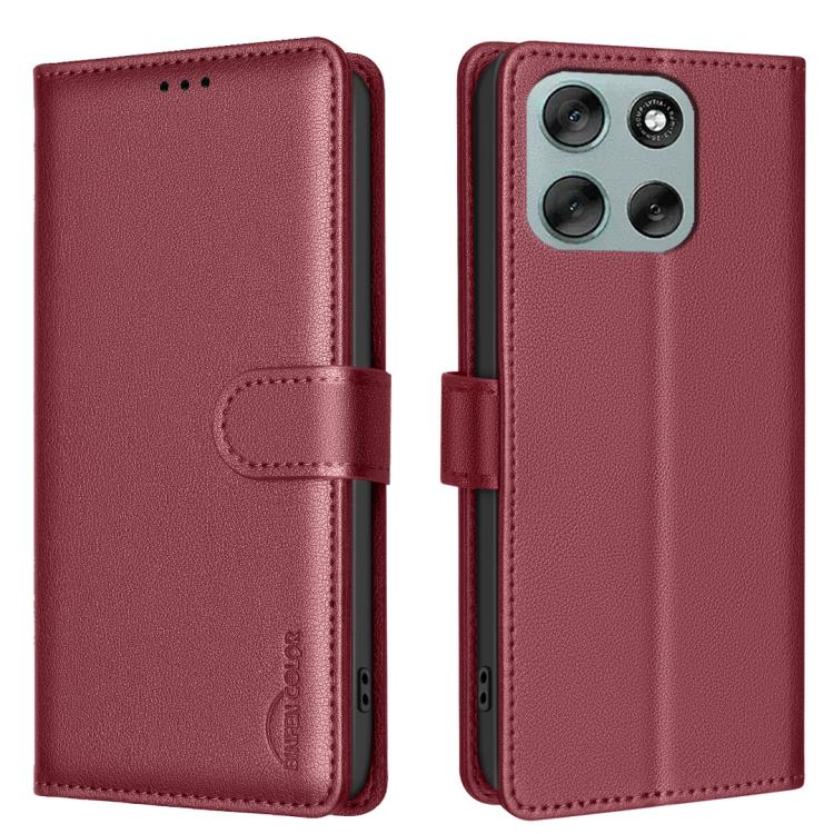 Litchi Texture RFID Anti-theft Leather Phone Case, For Motorola Moto G37 Power 5G, For Motorola Moto G67 5G/G77 5G, For Motorola Edge 70 Fusion 5G, For Motorola Moto G86 5G, For Motorola Moto G56 5G, For Motorola Edge 60 Pro, For Motorola Edge 60 Fusio...
