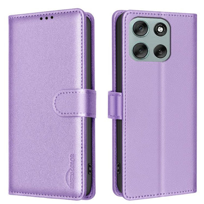 Litchi Texture RFID Anti-theft Leather Phone Case, For Motorola Moto G37 Power 5G, For Motorola Moto G67 5G/G77 5G, For Motorola Edge 70 Fusion 5G, For Motorola Moto G86 5G, For Motorola Moto G56 5G, For Motorola Edge 60 Pro, For Motorola Edge 60 Fusio...