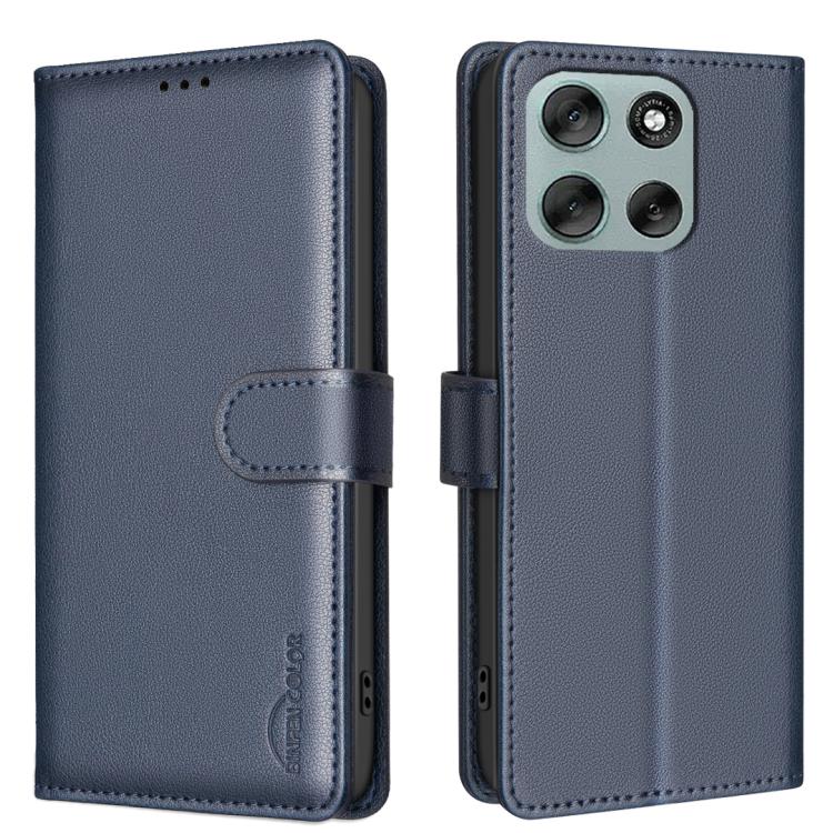 Litchi Texture RFID Anti-theft Leather Phone Case, For Motorola Moto G37 Power 5G, For Motorola Moto G67 5G/G77 5G, For Motorola Edge 70 Fusion 5G, For Motorola Moto G86 5G, For Motorola Moto G56 5G, For Motorola Edge 60 Pro, For Motorola Edge 60 Fusio...