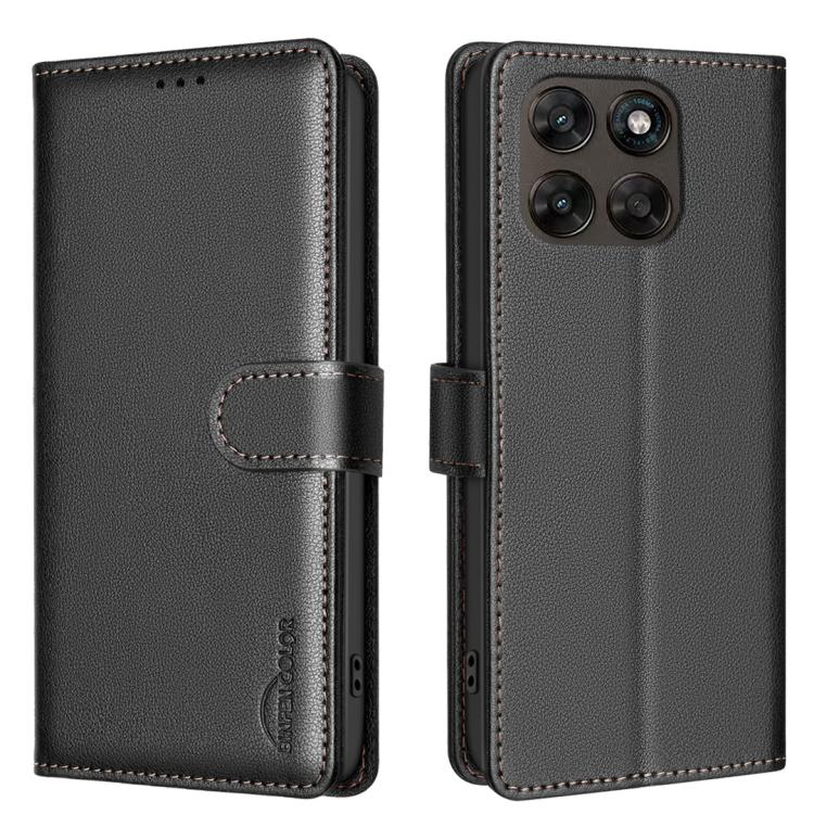 Litchi Texture RFID Anti-theft Leather Phone Case, For Motorola Moto G37 Power 5G, For Motorola Moto G67 5G/G77 5G, For Motorola Edge 70 Fusion 5G, For Motorola Moto G86 5G, For Motorola Moto G56 5G, For Motorola Edge 60 Pro, For Motorola Edge 60 Fusio...
