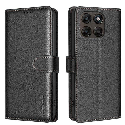 Litchi Texture RFID Anti-theft Leather Phone Case, For Motorola Moto G Max/G87 5G, For Motorola Moto G37 Power 5G, For Motorola Edge 70 Fusion 5G, For Motorola Moto G86 5G, For Motorola Moto G56 5G, For Motorola Edge 60 Pro, For Motorola Edge 60 Fusion...