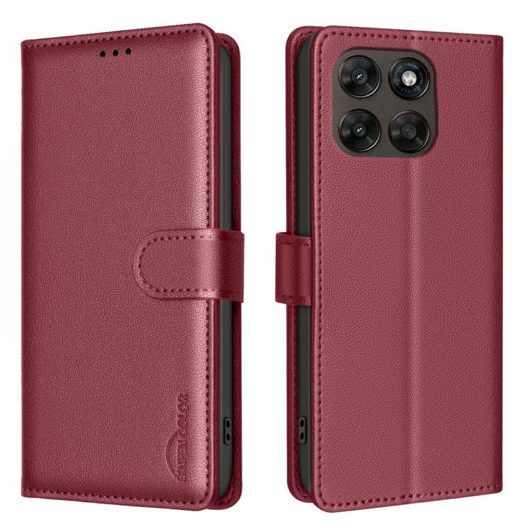 Litchi Texture RFID Anti-theft Leather Phone Case, For Motorola Moto G37 Power 5G, For Motorola Moto G67 5G/G77 5G, For Motorola Edge 70 Fusion 5G, For Motorola Moto G86 5G, For Motorola Moto G56 5G, For Motorola Edge 60 Pro, For Motorola Edge 60 Fusio...