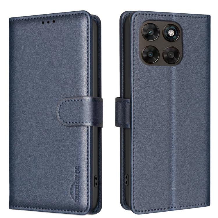 Litchi Texture RFID Anti-theft Leather Phone Case, For Motorola Moto G37 Power 5G, For Motorola Moto G67 5G/G77 5G, For Motorola Edge 70 Fusion 5G, For Motorola Moto G86 5G, For Motorola Moto G56 5G, For Motorola Edge 60 Pro, For Motorola Edge 60 Fusio...