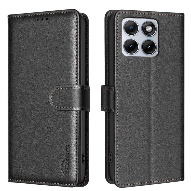 Litchi Texture RFID Anti-theft Leather Phone Case, For Motorola Moto G37 Power 5G, For Motorola Moto G67 5G/G77 5G, For Motorola Edge 70 Fusion 5G, For Motorola Moto G86 5G, For Motorola Moto G56 5G, For Motorola Edge 60 Pro, For Motorola Edge 60 Fusio...