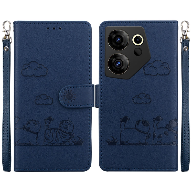 Cute Cats RFID Leather Phone Case, For Tecno Spark 20 Pro, For Tecno Spark Go 2024 / 20 / 20C, For Tecno Pova 5 Pro, For Tecno Pova 5, For Tecno Camon 20 Premier 5G, For Tecno Camon 20 Pro 4G / Camon 20, For Tecno Spark 10 4G / Spark 10C               ...
