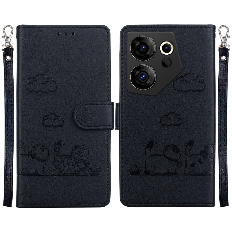 Cute Cats RFID Leather Phone Case, For Tecno Spark 20 Pro, For Tecno Spark Go 2024 / 20 / 20C, For Tecno Pova 5 Pro, For Tecno Pova 5, For Tecno Camon 20 Premier 5G, For Tecno Camon 20 Pro 4G / Camon 20, For Tecno Spark 10 4G / Spark 10C               ...