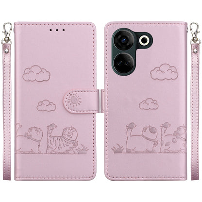 Cute Cats RFID Leather Phone Case, For Tecno Spark 20 Pro, For Tecno Spark Go 2024 / 20 / 20C, For Tecno Pova 5 Pro, For Tecno Pova 5, For Tecno Camon 20 Premier 5G, For Tecno Camon 20 Pro 4G / Camon 20, For Tecno Spark 10 4G / Spark 10C               ...