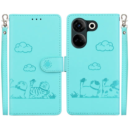 Cute Cats RFID Leather Phone Case, For Tecno Spark 20 Pro, For Tecno Spark Go 2024 / 20 / 20C, For Tecno Pova 5 Pro, For Tecno Pova 5, For Tecno Camon 20 Premier 5G, For Tecno Camon 20 Pro 4G / Camon 20, For Tecno Spark 10 4G / Spark 10C               ...