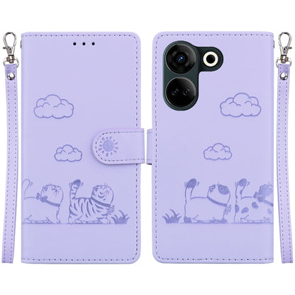 Cute Cats RFID Leather Phone Case, For Tecno Spark 20 Pro, For Tecno Spark Go 2024 / 20 / 20C, For Tecno Pova 5 Pro, For Tecno Pova 5, For Tecno Camon 20 Premier 5G, For Tecno Camon 20 Pro 4G / Camon 20, For Tecno Spark 10 4G / Spark 10C               ...
