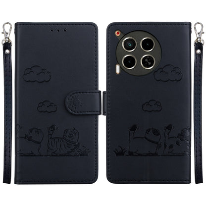 Cute Cats RFID Leather Phone Case, For Tecno Pop 10 / Spark Go 2 4G, For Tecno Camon 40 Pro 4G, For Tecno Camon 40, For Tecno Pop 9 5G / Spark 30C 5G, For Tecno Camon 30S / Camon 30S Pro, For Tecno Spark 30 Pro, For Tecno Spark 30 4G                   ...