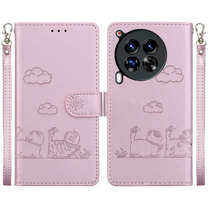 Cute Cats RFID Leather Phone Case, For Tecno Pop 10 / Spark Go 2 4G, For Tecno Camon 40 Pro 4G, For Tecno Camon 40, For Tecno Pop 9 5G / Spark 30C 5G, For Tecno Camon 30S / Camon 30S Pro, For Tecno Spark 30 Pro, For Tecno Spark 30 4G                   ...