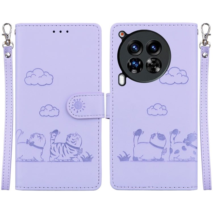 Cute Cats RFID Leather Phone Case, For Tecno Pop 10 / Spark Go 2 4G, For Tecno Camon 40 Pro 4G, For Tecno Camon 40, For Tecno Pop 9 5G / Spark 30C 5G, For Tecno Camon 30S / Camon 30S Pro, For Tecno Spark 30 Pro, For Tecno Spark 30 4G                   ...