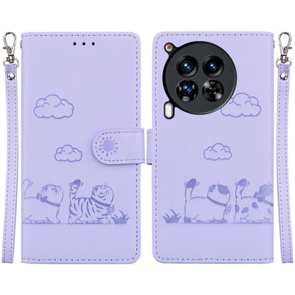 Cute Cats RFID Leather Phone Case, For Tecno Pop 10 / Spark Go 2 4G, For Tecno Camon 40 Pro 4G, For Tecno Camon 40, For Tecno Pop 9 5G / Spark 30C 5G, For Tecno Camon 30S / Camon 30S Pro, For Tecno Spark 30 Pro, For Tecno Spark 30 4G                   ...