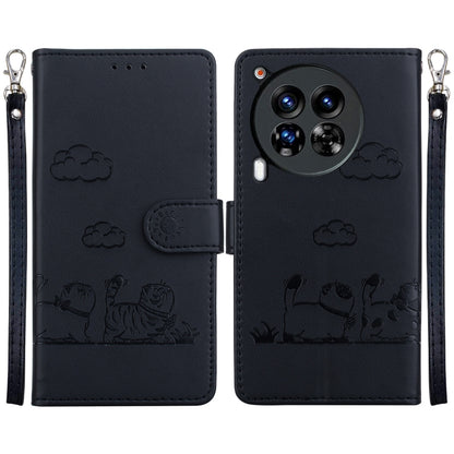 Cute Cats RFID Leather Phone Case, For Tecno Pop 10 / Spark Go 2 4G, For Tecno Camon 40 Pro 4G, For Tecno Camon 40, For Tecno Pop 9 5G / Spark 30C 5G, For Tecno Camon 30S / Camon 30S Pro, For Tecno Spark 30 Pro, For Tecno Spark 30 4G                   ...