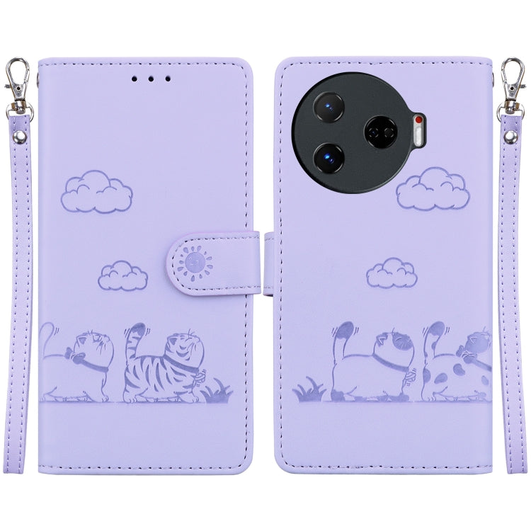 Cute Cats RFID Leather Phone Case, For Tecno Pop 10 / Spark Go 2 4G, For Tecno Camon 40 Pro 4G, For Tecno Camon 40, For Tecno Pop 9 5G / Spark 30C 5G, For Tecno Camon 30S / Camon 30S Pro, For Tecno Spark 30 Pro, For Tecno Spark 30 4G                   ...