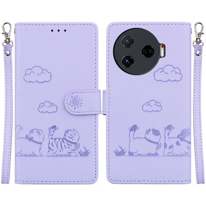 Cute Cats RFID Leather Phone Case, For Tecno Pop 10 / Spark Go 2 4G, For Tecno Camon 40 Pro 4G, For Tecno Camon 40, For Tecno Pop 9 5G / Spark 30C 5G, For Tecno Camon 30S / Camon 30S Pro, For Tecno Spark 30 Pro, For Tecno Spark 30 4G                   ...