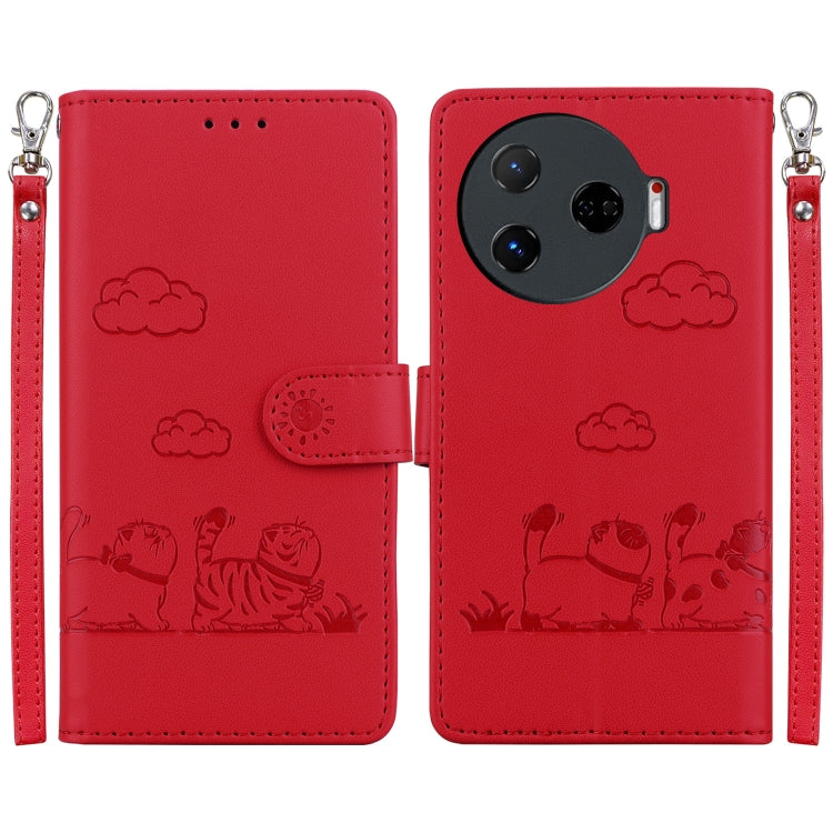 Cute Cats RFID Leather Phone Case, For Tecno Pop 10 / Spark Go 2 4G, For Tecno Camon 40 Pro 4G, For Tecno Camon 40, For Tecno Pop 9 5G / Spark 30C 5G, For Tecno Camon 30S / Camon 30S Pro, For Tecno Spark 30 Pro, For Tecno Spark 30 4G                   ...