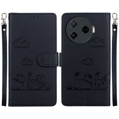 Cute Cats RFID Leather Phone Case, For Tecno Pop 10 / Spark Go 2 4G, For Tecno Camon 40 Pro 4G, For Tecno Camon 40, For Tecno Pop 9 5G / Spark 30C 5G, For Tecno Camon 30S / Camon 30S Pro, For Tecno Spark 30 Pro, For Tecno Spark 30 4G                   ...