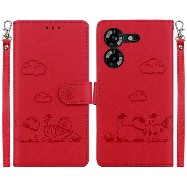 Cute Cats RFID Leather Phone Case, For Tecno Spark 20 Pro, For Tecno Spark Go 2024 / 20 / 20C, For Tecno Pova 5 Pro, For Tecno Pova 5, For Tecno Camon 20 Premier 5G, For Tecno Camon 20 Pro 4G / Camon 20, For Tecno Spark 10 4G / Spark 10C               ...