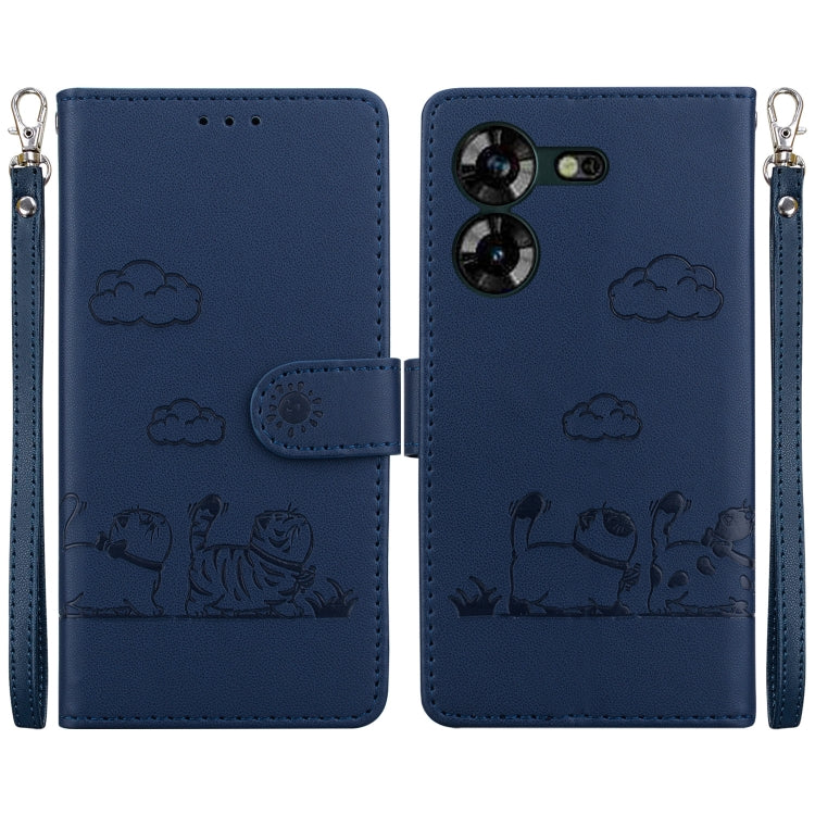 Cute Cats RFID Leather Phone Case, For Tecno Spark 20 Pro, For Tecno Spark Go 2024 / 20 / 20C, For Tecno Pova 5 Pro, For Tecno Pova 5, For Tecno Camon 20 Premier 5G, For Tecno Camon 20 Pro 4G / Camon 20, For Tecno Spark 10 4G / Spark 10C               ...