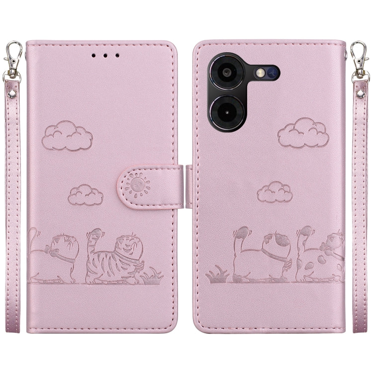 Cute Cats RFID Leather Phone Case, For Tecno Spark 20 Pro, For Tecno Spark Go 2024 / 20 / 20C, For Tecno Pova 5 Pro, For Tecno Pova 5, For Tecno Camon 20 Premier 5G, For Tecno Camon 20 Pro 4G / Camon 20, For Tecno Spark 10 4G / Spark 10C               ...