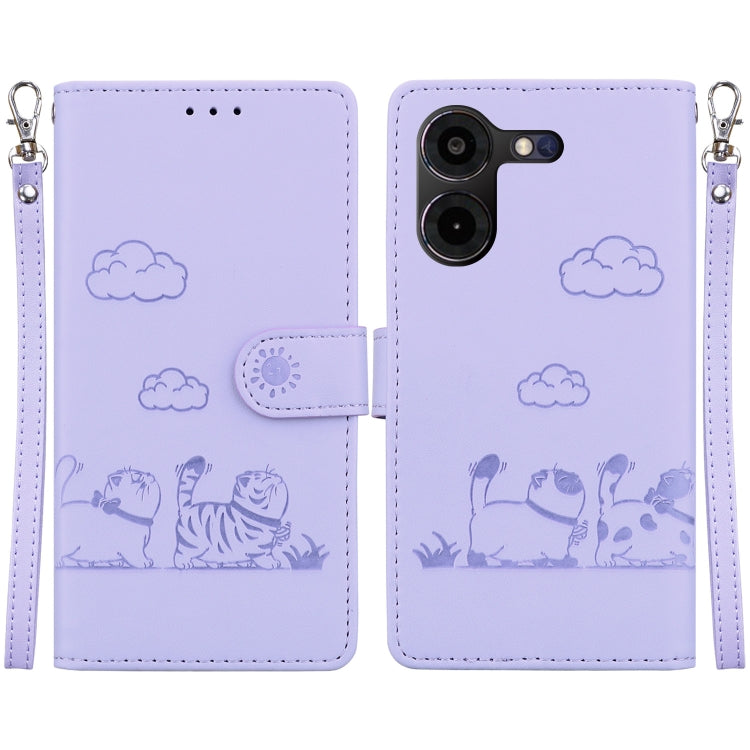 Cute Cats RFID Leather Phone Case, For Tecno Spark 20 Pro, For Tecno Spark Go 2024 / 20 / 20C, For Tecno Pova 5 Pro, For Tecno Pova 5, For Tecno Camon 20 Premier 5G, For Tecno Camon 20 Pro 4G / Camon 20, For Tecno Spark 10 4G / Spark 10C               ...