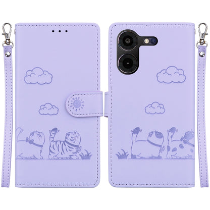 Cute Cats RFID Leather Phone Case, For Tecno Spark 20 Pro, For Tecno Spark Go 2024 / 20 / 20C, For Tecno Pova 5 Pro, For Tecno Pova 5, For Tecno Camon 20 Premier 5G, For Tecno Camon 20 Pro 4G / Camon 20, For Tecno Spark 10 4G / Spark 10C               ...