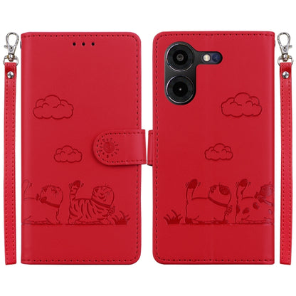 Cute Cats RFID Leather Phone Case, For Tecno Spark 20 Pro, For Tecno Spark Go 2024 / 20 / 20C, For Tecno Pova 5 Pro, For Tecno Pova 5, For Tecno Camon 20 Premier 5G, For Tecno Camon 20 Pro 4G / Camon 20, For Tecno Spark 10 4G / Spark 10C               ...