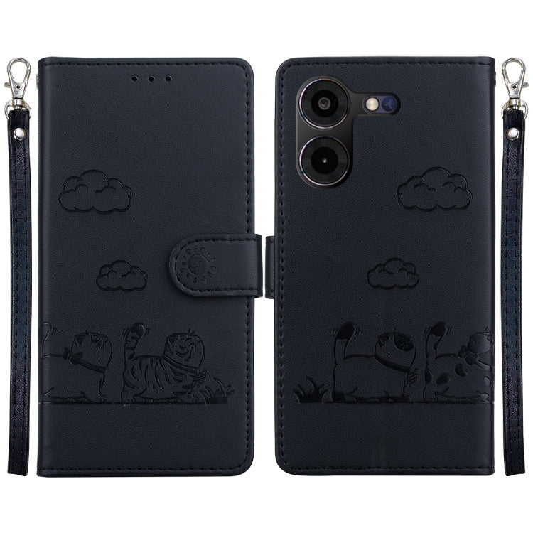 Cute Cats RFID Leather Phone Case, For Tecno Spark 20 Pro, For Tecno Spark Go 2024 / 20 / 20C, For Tecno Pova 5 Pro, For Tecno Pova 5, For Tecno Camon 20 Premier 5G, For Tecno Camon 20 Pro 4G / Camon 20, For Tecno Spark 10 4G / Spark 10C               ...