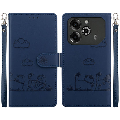 Cute Cats RFID Leather Phone Case, For Tecno Pop 10 / Spark Go 2 4G, For Tecno Camon 40 Pro 4G, For Tecno Camon 40, For Tecno Pop 9 5G / Spark 30C 5G, For Tecno Camon 30S / Camon 30S Pro, For Tecno Spark 30 Pro, For Tecno Spark 30 4G                   ...