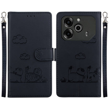 Cute Cats RFID Leather Phone Case, For Tecno Pop 10 / Spark Go 2 4G, For Tecno Camon 40 Pro 4G, For Tecno Camon 40, For Tecno Pop 9 5G / Spark 30C 5G, For Tecno Camon 30S / Camon 30S Pro, For Tecno Spark 30 Pro, For Tecno Spark 30 4G                   ...