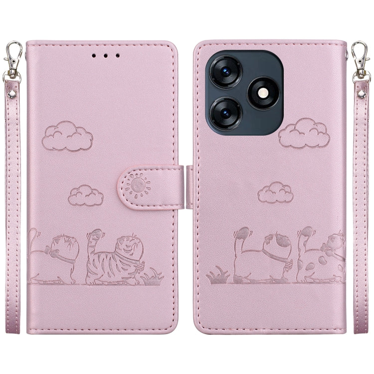 Cute Cats RFID Leather Phone Case, For Tecno Spark 20 Pro, For Tecno Spark Go 2024 / 20 / 20C, For Tecno Pova 5 Pro, For Tecno Pova 5, For Tecno Camon 20 Premier 5G, For Tecno Camon 20 Pro 4G / Camon 20, For Tecno Spark 10 4G / Spark 10C               ...