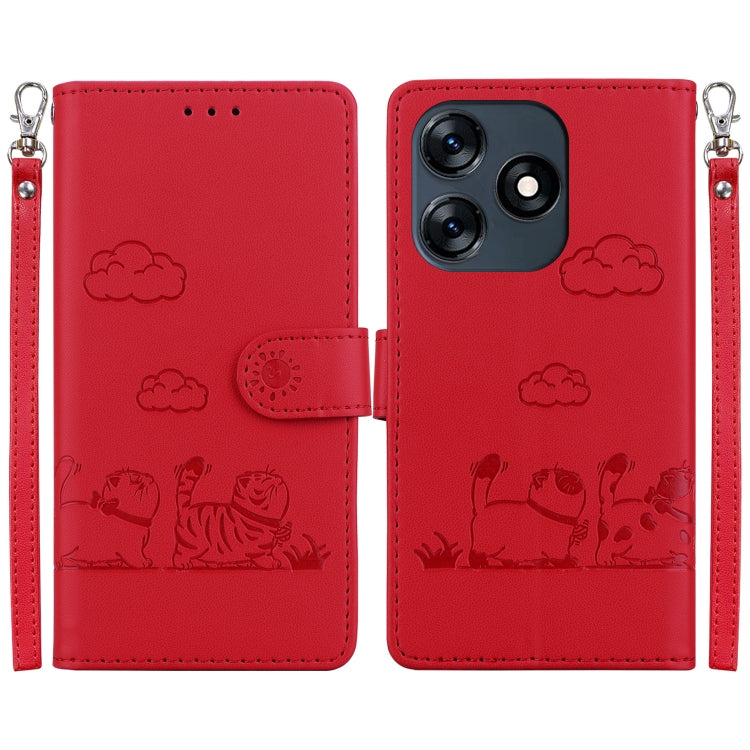 Cute Cats RFID Leather Phone Case, For Tecno Spark 20 Pro, For Tecno Spark Go 2024 / 20 / 20C, For Tecno Pova 5 Pro, For Tecno Pova 5, For Tecno Camon 20 Premier 5G, For Tecno Camon 20 Pro 4G / Camon 20, For Tecno Spark 10 4G / Spark 10C               ...