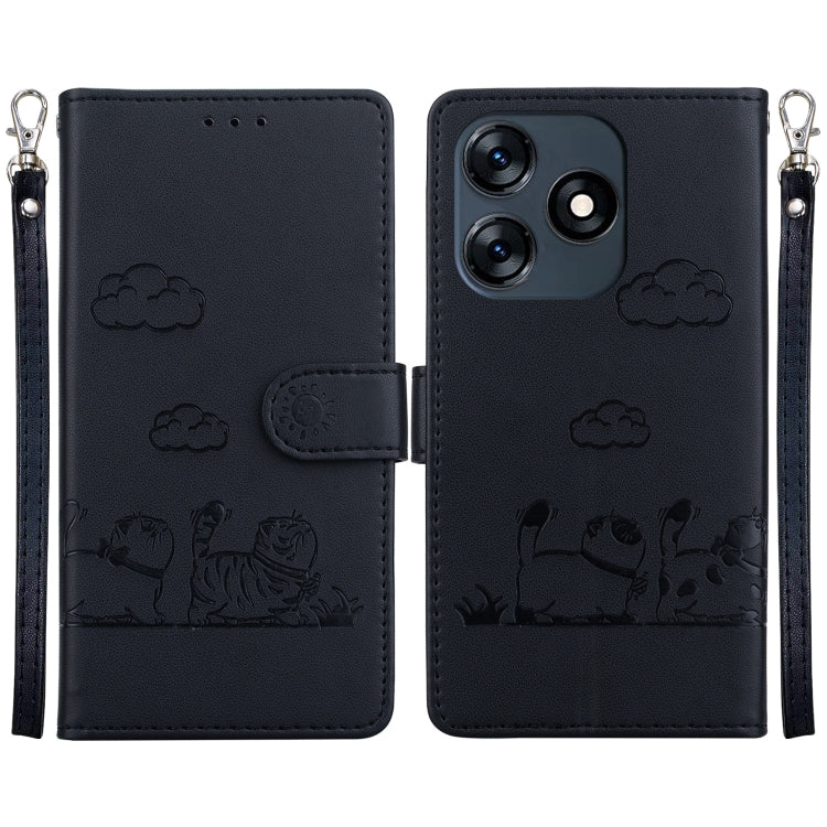Cute Cats RFID Leather Phone Case, For Tecno Spark 20 Pro, For Tecno Spark Go 2024 / 20 / 20C, For Tecno Pova 5 Pro, For Tecno Pova 5, For Tecno Camon 20 Premier 5G, For Tecno Camon 20 Pro 4G / Camon 20, For Tecno Spark 10 4G / Spark 10C               ...