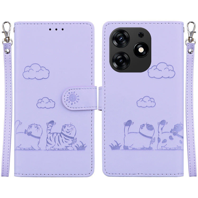 Cute Cats RFID Leather Phone Case, For Tecno Spark 20 Pro, For Tecno Spark Go 2024 / 20 / 20C, For Tecno Pova 5 Pro, For Tecno Pova 5, For Tecno Camon 20 Premier 5G, For Tecno Camon 20 Pro 4G / Camon 20, For Tecno Spark 10 4G / Spark 10C               ...