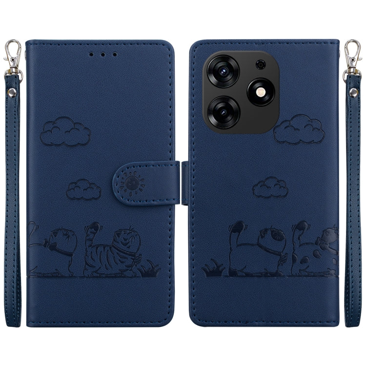Cute Cats RFID Leather Phone Case, For Tecno Spark 20 Pro, For Tecno Spark Go 2024 / 20 / 20C, For Tecno Pova 5 Pro, For Tecno Pova 5, For Tecno Camon 20 Premier 5G, For Tecno Camon 20 Pro 4G / Camon 20, For Tecno Spark 10 4G / Spark 10C               ...