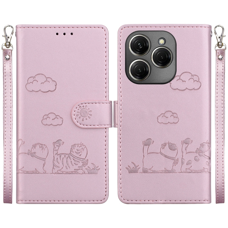 Cute Cats RFID Leather Phone Case, For Tecno Spark 20 Pro, For Tecno Spark Go 2024 / 20 / 20C, For Tecno Pova 5 Pro, For Tecno Pova 5, For Tecno Camon 20 Premier 5G, For Tecno Camon 20 Pro 4G / Camon 20, For Tecno Spark 10 4G / Spark 10C               ...
