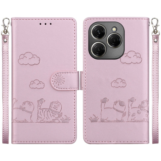 Cute Cats RFID Leather Phone Case, For Tecno Spark 20 Pro, For Tecno Spark Go 2024 / 20 / 20C, For Tecno Pova 5 Pro, For Tecno Pova 5, For Tecno Camon 20 Premier 5G, For Tecno Camon 20 Pro 4G / Camon 20, For Tecno Spark 10 4G / Spark 10C               ...