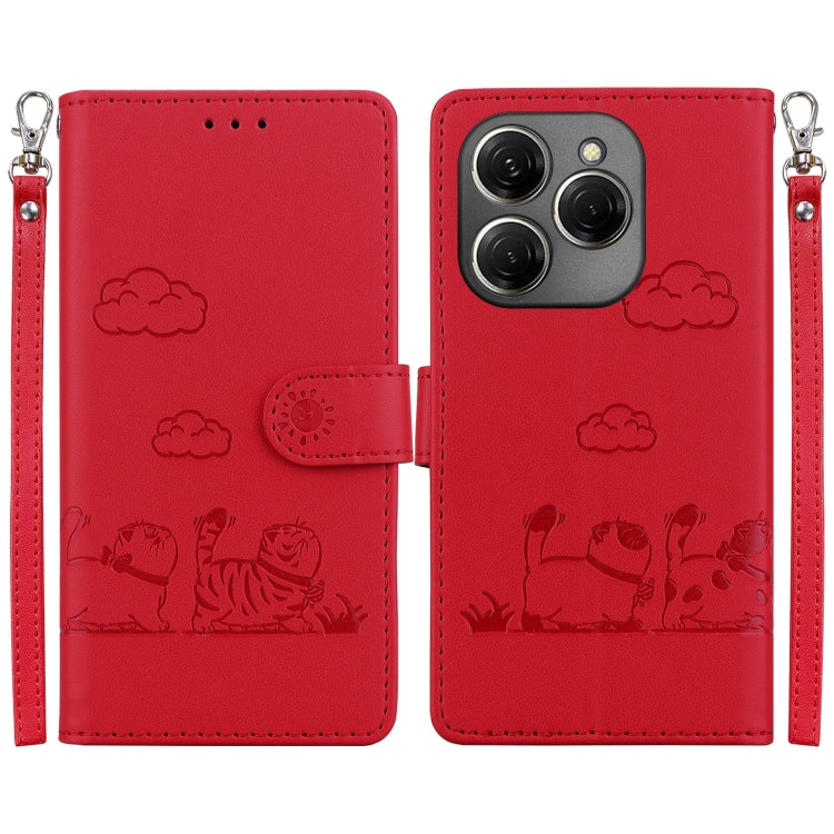 Cute Cats RFID Leather Phone Case, For Tecno Spark 20 Pro, For Tecno Spark Go 2024 / 20 / 20C, For Tecno Pova 5 Pro, For Tecno Pova 5, For Tecno Camon 20 Premier 5G, For Tecno Camon 20 Pro 4G / Camon 20, For Tecno Spark 10 4G / Spark 10C               ...