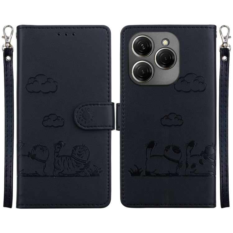 Cute Cats RFID Leather Phone Case, For Tecno Spark 20 Pro, For Tecno Spark Go 2024 / 20 / 20C, For Tecno Pova 5 Pro, For Tecno Pova 5, For Tecno Camon 20 Premier 5G, For Tecno Camon 20 Pro 4G / Camon 20, For Tecno Spark 10 4G / Spark 10C               ...