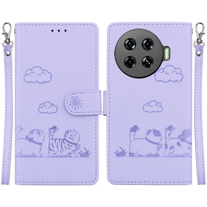 Cute Cats RFID Leather Phone Case, For Tecno Pop 10 / Spark Go 2 4G, For Tecno Camon 40 Pro 4G, For Tecno Camon 40, For Tecno Pop 9 5G / Spark 30C 5G, For Tecno Camon 30S / Camon 30S Pro, For Tecno Spark 30 Pro, For Tecno Spark 30 4G                   ...