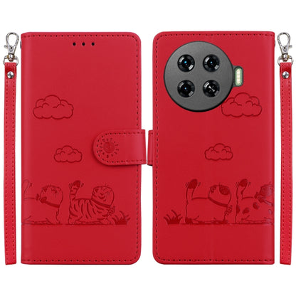 Cute Cats RFID Leather Phone Case, For Tecno Pop 10 / Spark Go 2 4G, For Tecno Camon 40 Pro 4G, For Tecno Camon 40, For Tecno Pop 9 5G / Spark 30C 5G, For Tecno Camon 30S / Camon 30S Pro, For Tecno Spark 30 Pro, For Tecno Spark 30 4G                   ...